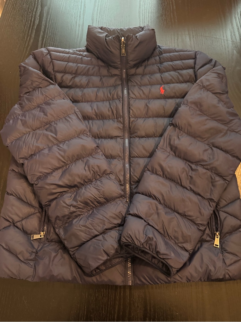 Boys Ralph Lauren Polo Navy Puffer jacket